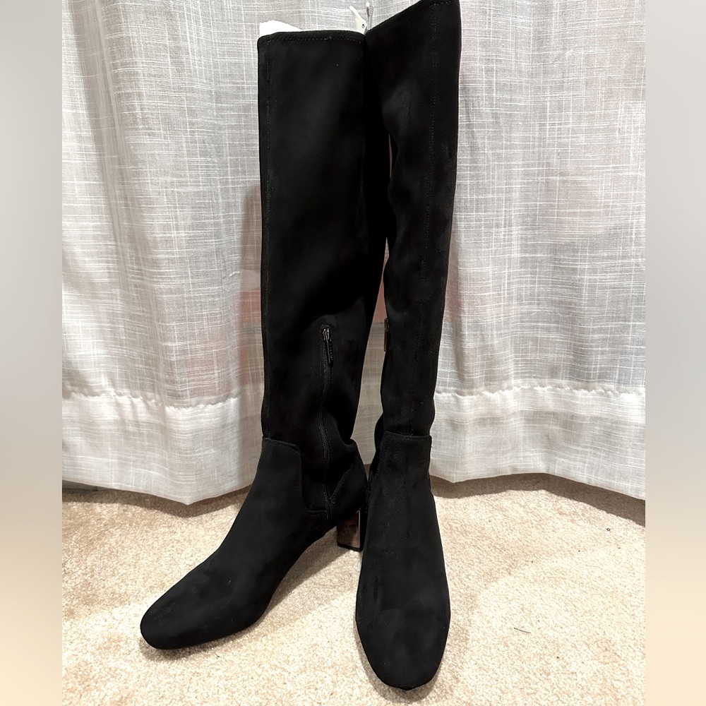 Nine West over the knee boots. Size 12. Faux suede